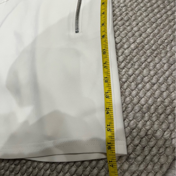 Gucci Tight Off White Zipper Miniskirt Size 42 - Picture 6 of 16